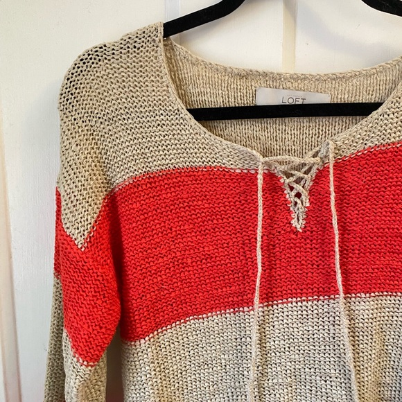 beachy boho striped pullover - Picture 3 of 5